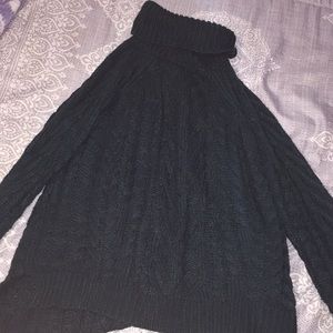 Forest Green Chunky Knit Sweater